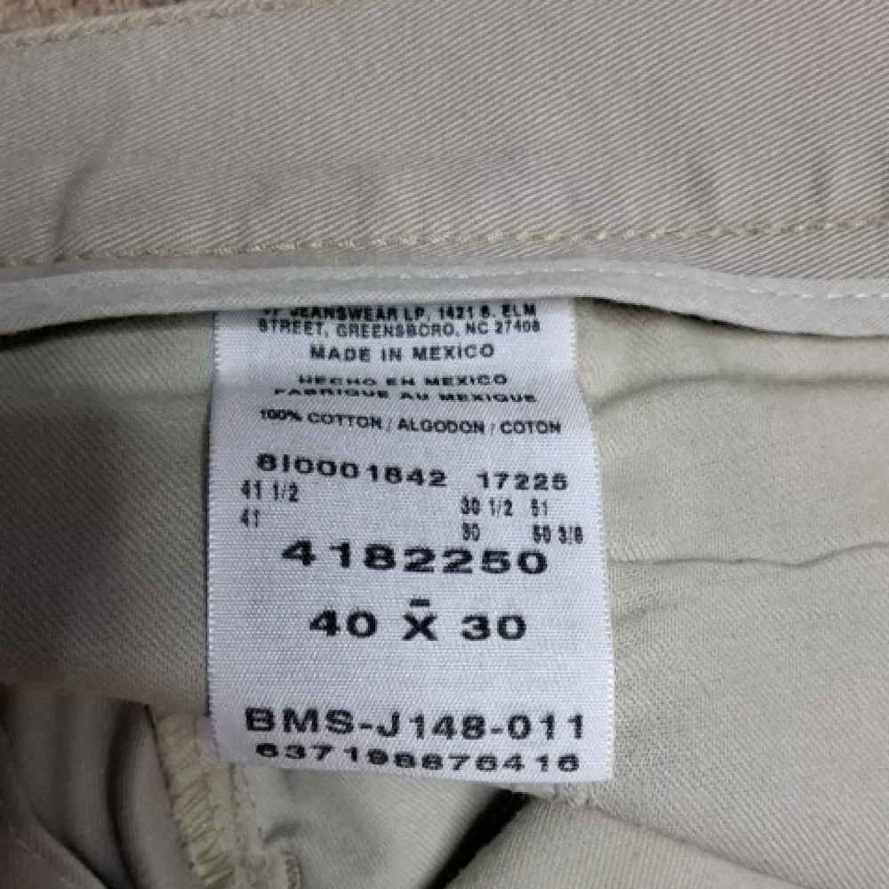 Lee Men's Khaki Chinos 40x30‎